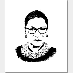 Ruth Bader Ginsburg Portrait Posters and Art